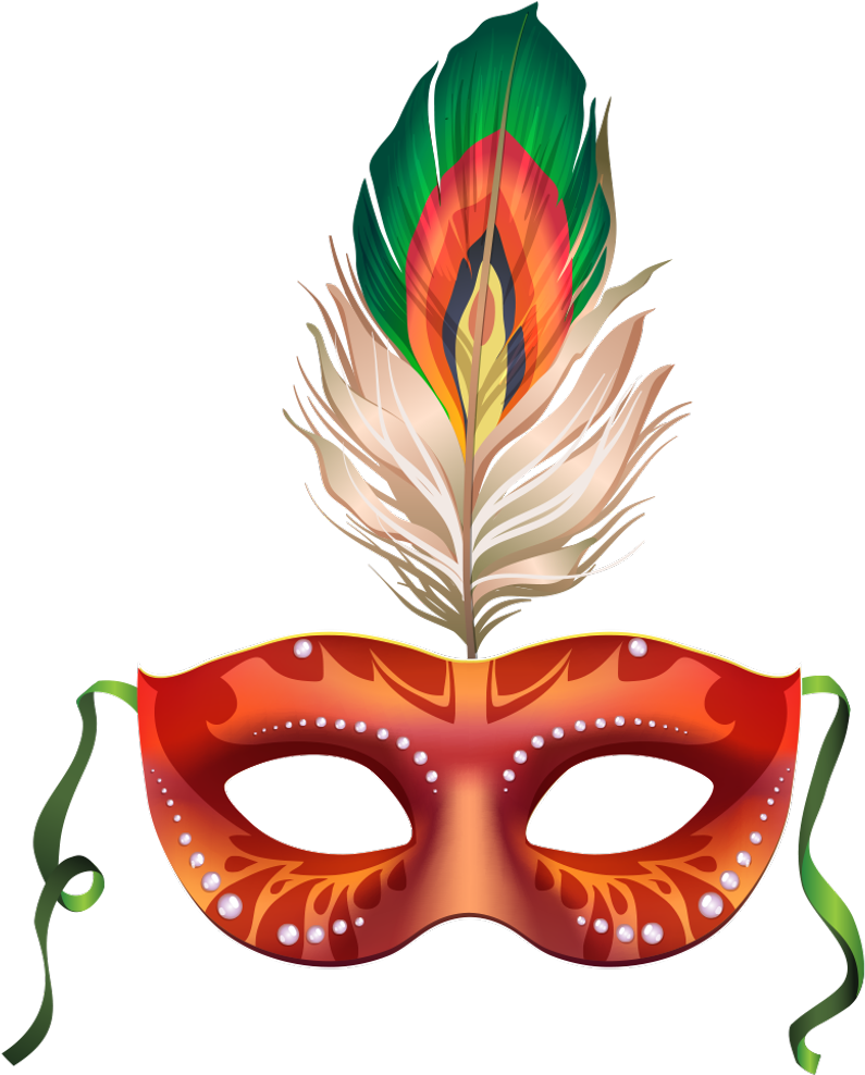 Antifaz Mask Carnaval Carnival Fiesta Party - Folia Vetor (1024x1024)