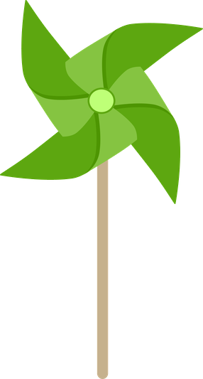 Color Games, Windmills, Clip Art, Dandelions, Photoshop, - Purple Pinwheel Clipart (286x533)