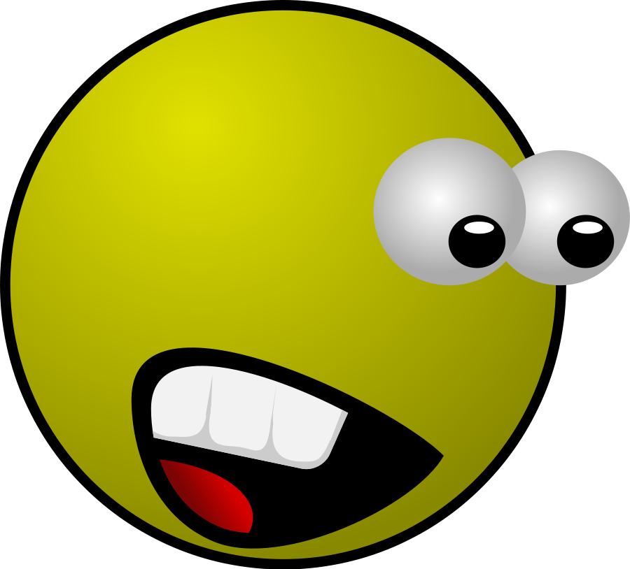 Motion Clip Art Download - Scared Face Animation (958x865)