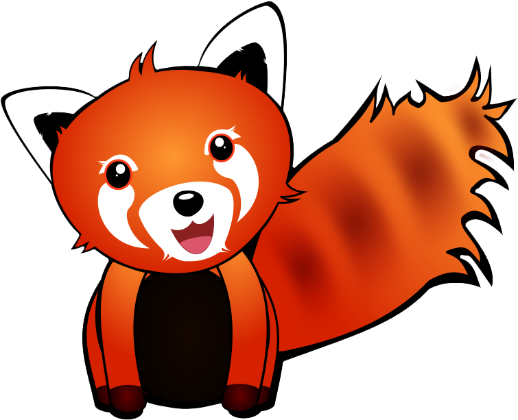 Red Panda Clipart 3 - Clip Art Red Panda (800x678)