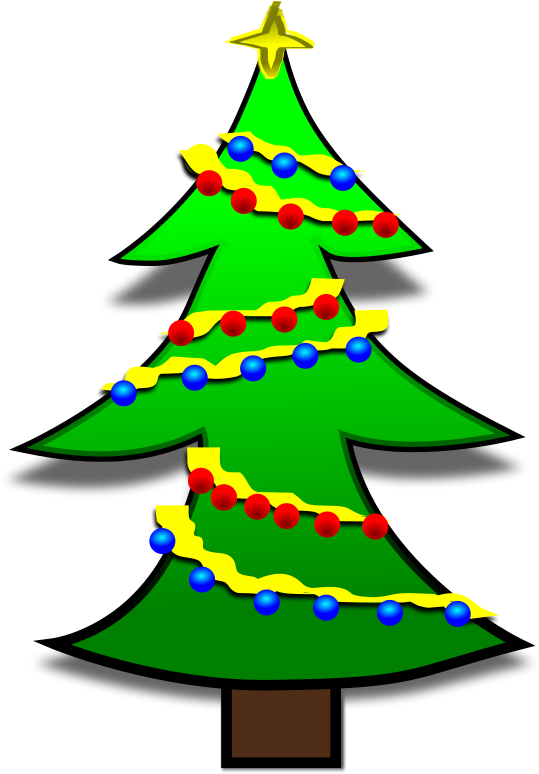 Tree Silhouettes Clip Art Christmas 005 Clip Art - Happy Holidays Frame Png (621x900)