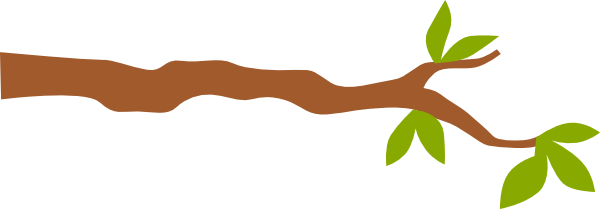 Branch Clip Art At Clker - Clip Art Branch Png (600x209)