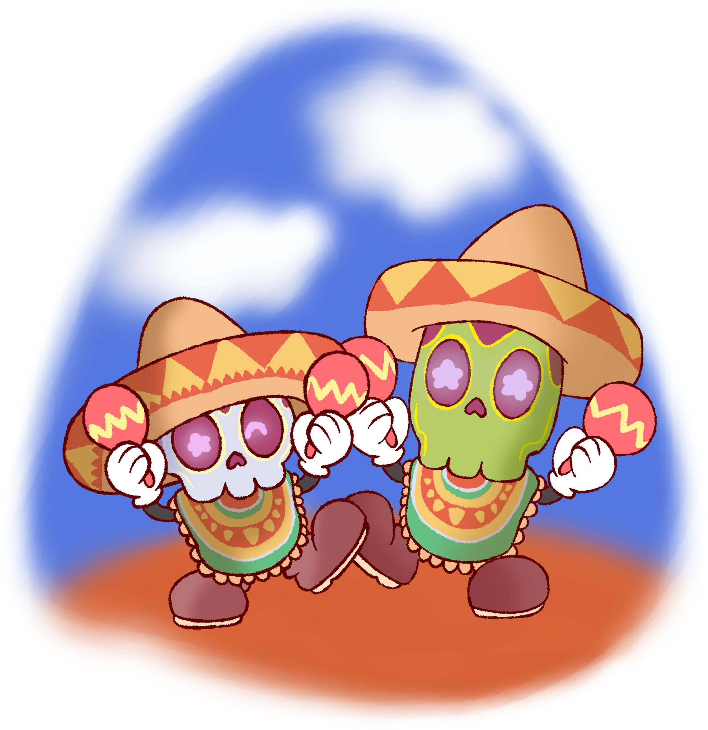 Drawtober Day - Welcome To The Sand (2500x2500)