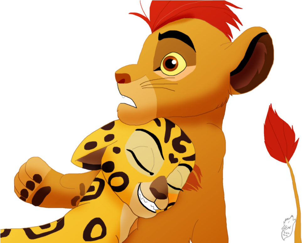 Thank You Clipart Png - Lion Guard Kion X Fuli (1032x774)