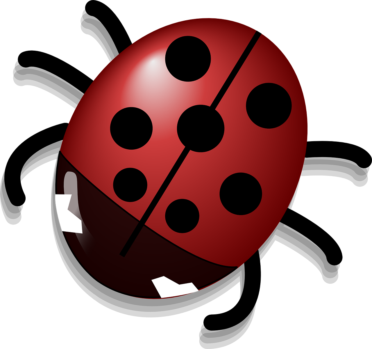 Ladybug 2 Clip Art - Ladybug Clipart (1280x1199)