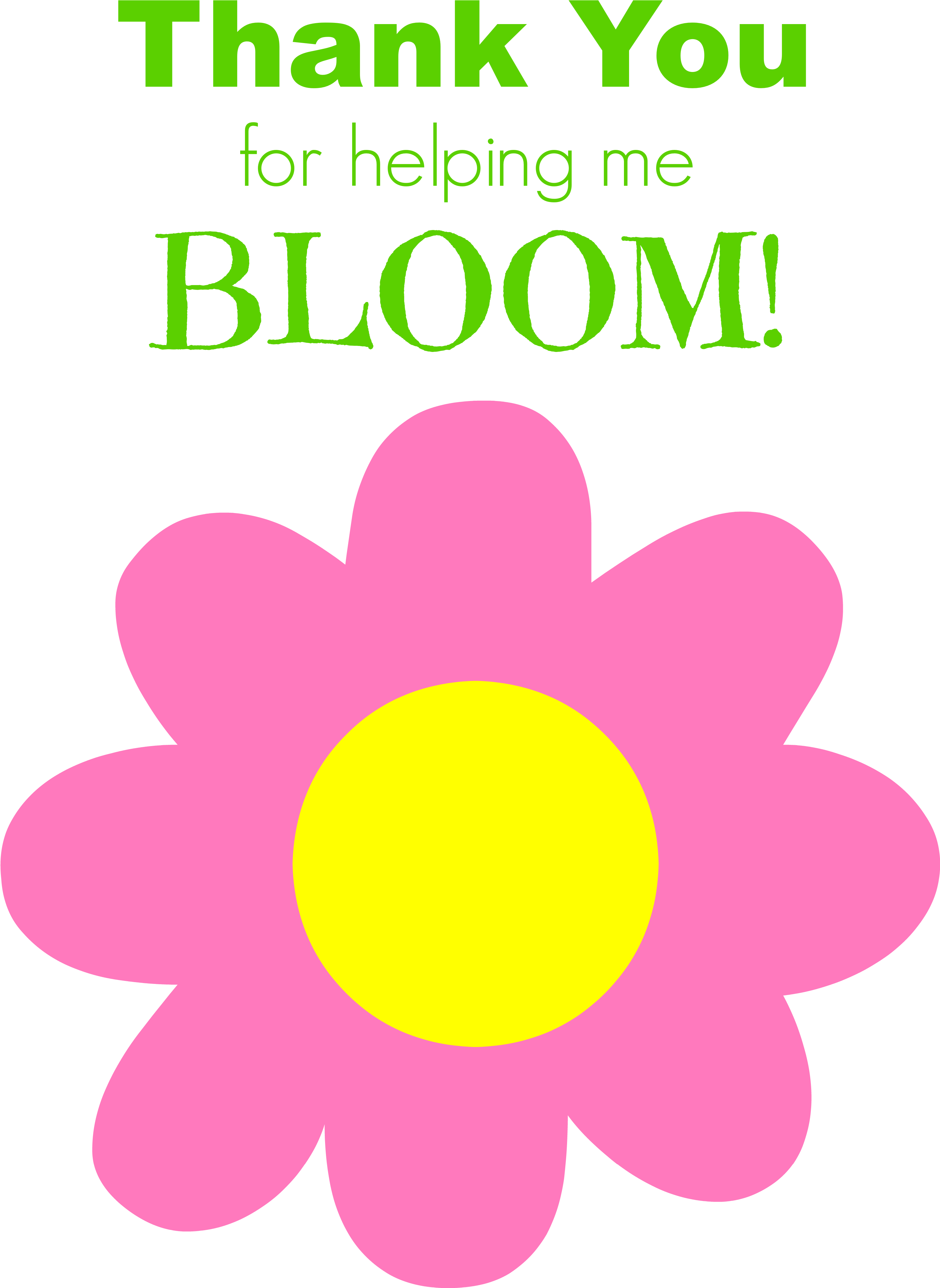 Eos Lip Balm Thank You Free Printable - Thank You For Helping Me Bloom Printable (3519x4545)