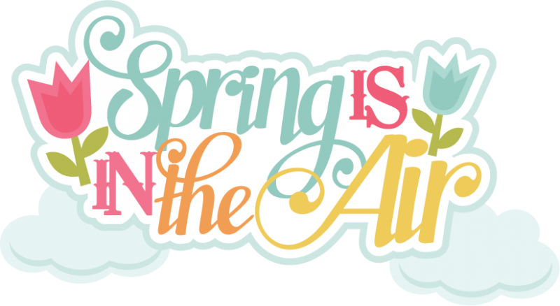 Spring Is In The Air Png (800x438)