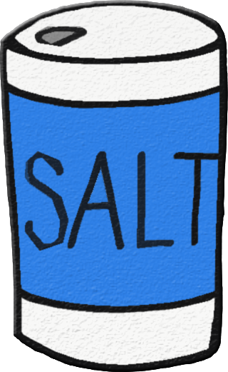 I Always Despise It When Clip Art In Jpeg Form Includes - Salt Clipart (320x521)