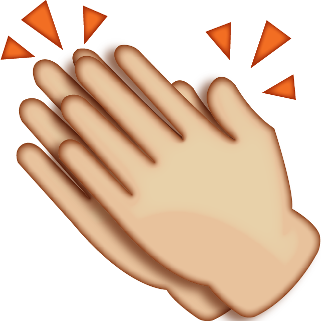 Download Ai File - Hand Clap Emoji Transparent (640x640)