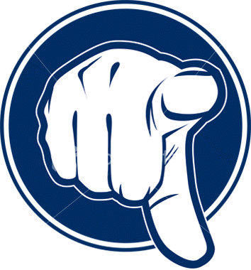 Pix For Pointing At You Clipart - Finger Pointing At You (354x380)