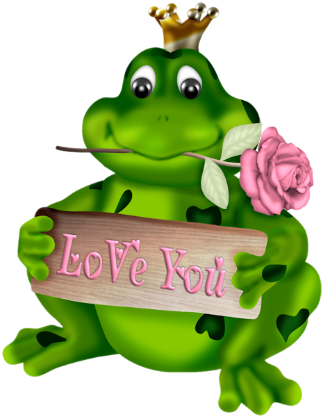 Dcd Prch Frog Prince - Frog I Love You (465x600)