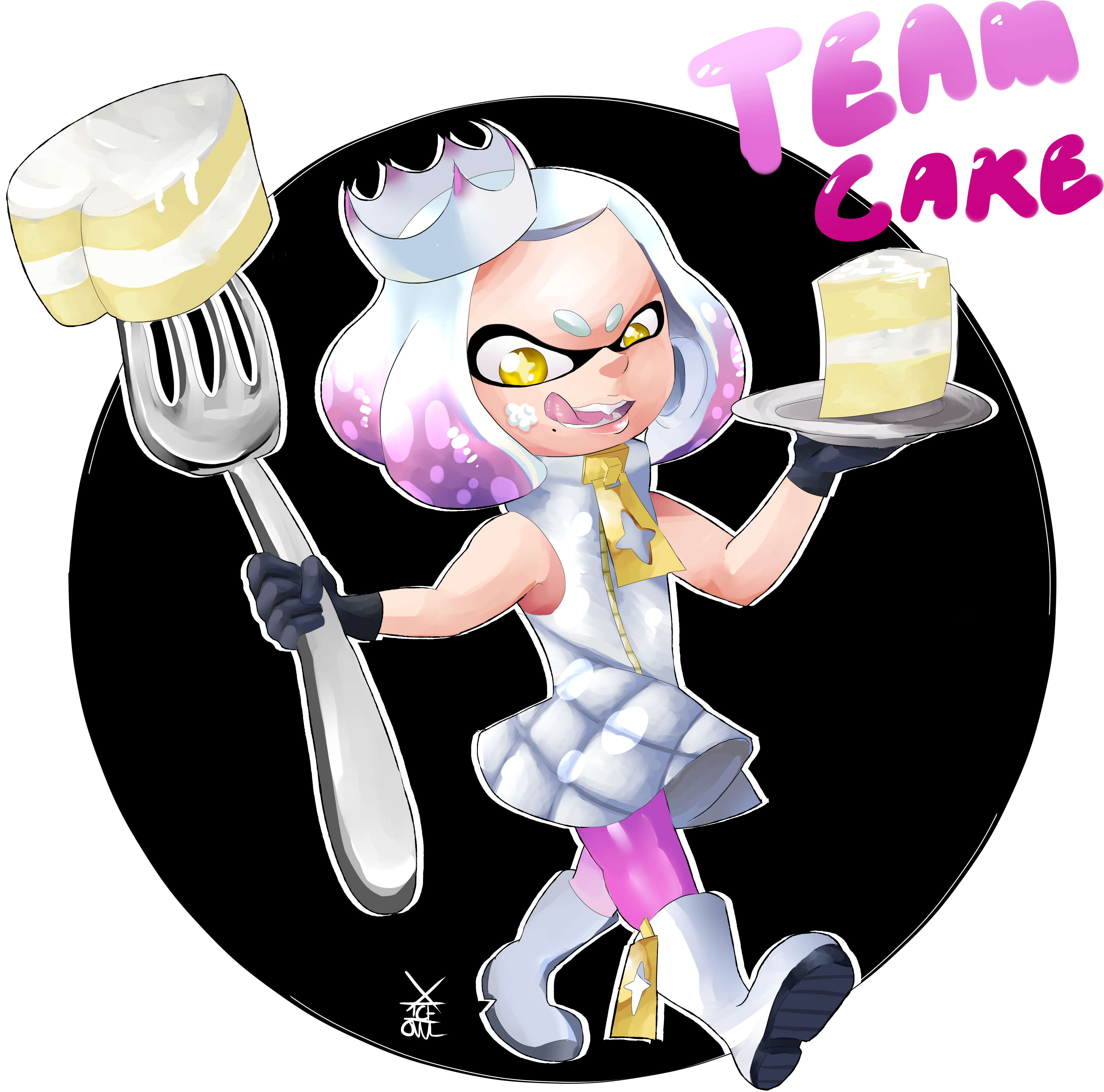 Imageteam Cake - Splatoon (4200x4200)