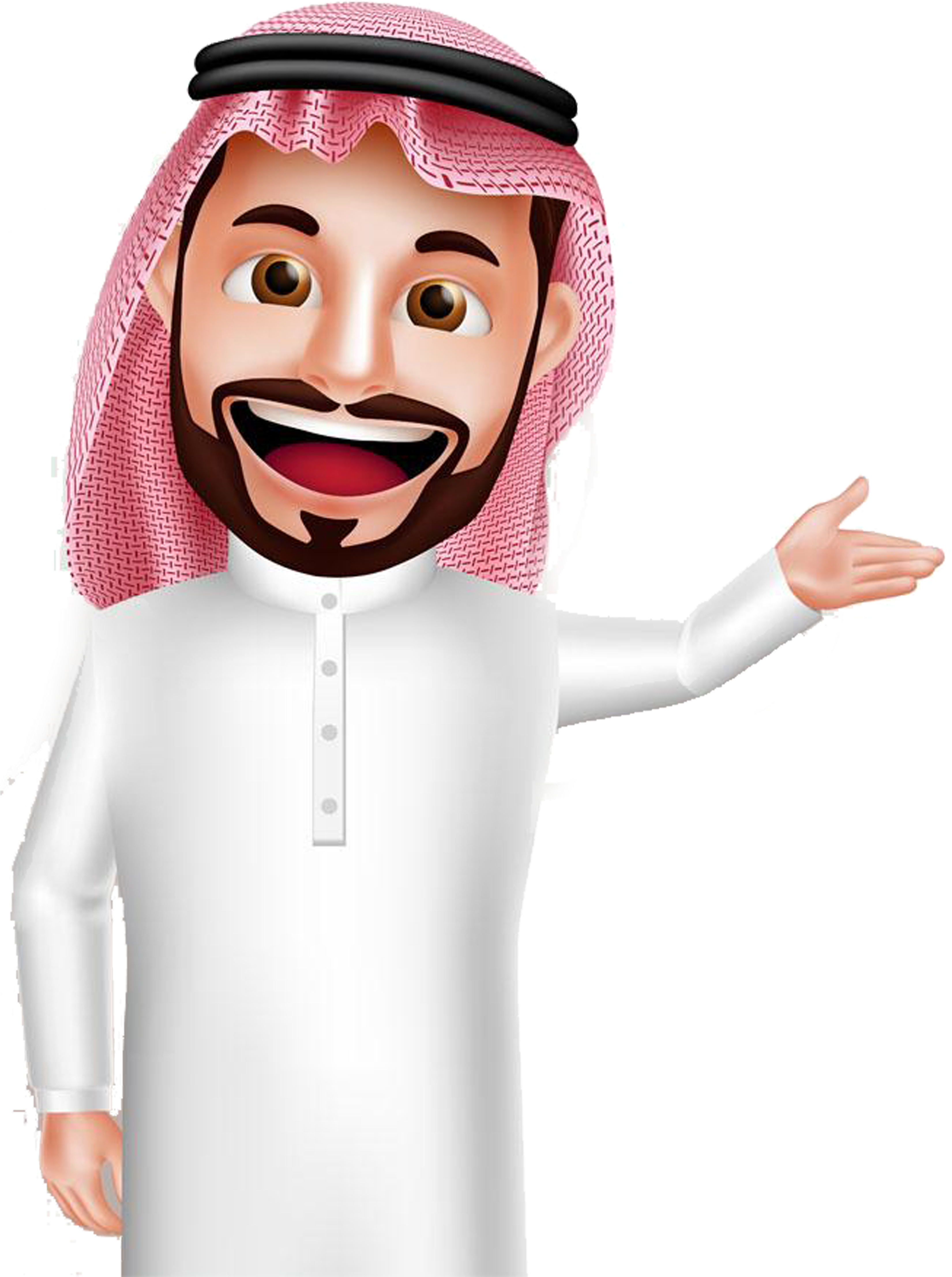Saudi Arabia Arabs Clip Art - Arabi Man Vector Free (5000x5000)