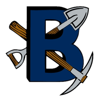 Bingham High School - Bingham Miners Baseball Logo (347x351)