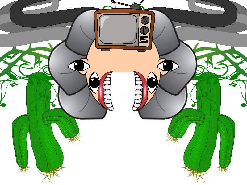 Spoileralpha/clipart Flowey - Cactus Flowey (800x600)