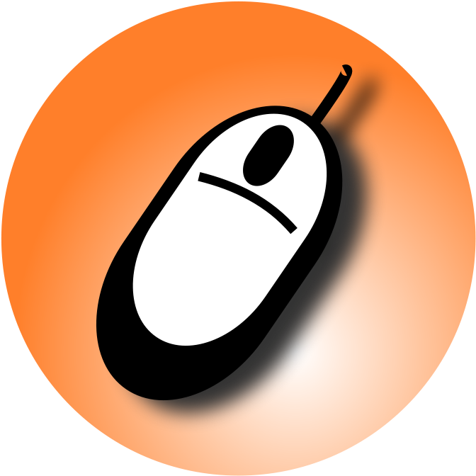 Free Mouse In Ball - Clipart Computer Mouse (800x800)