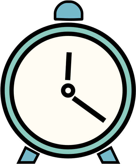 Free Cartoon Clipart - Clock Cartoon (488x588)