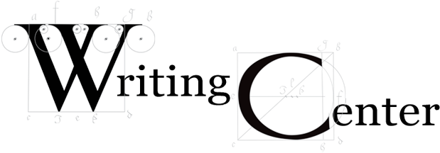 The Writing Center Logo - These Burning Stones [book] (700x264)