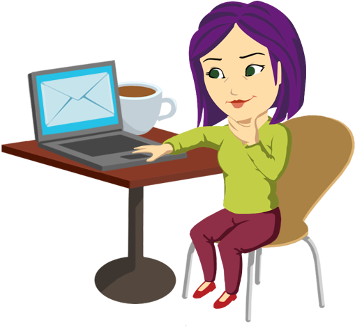 Creating An Email Is As Easy As 1, 2, - Send An Email Clipart (519x480)