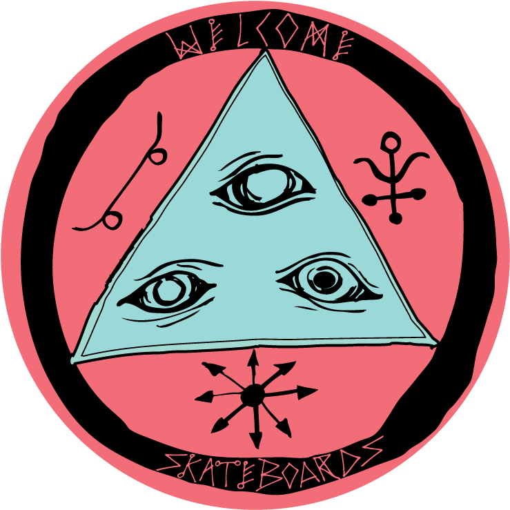 Welcome Skateboards <br>welcome Talisman Round Logo - Welcome Skateboards Logo (800x800)