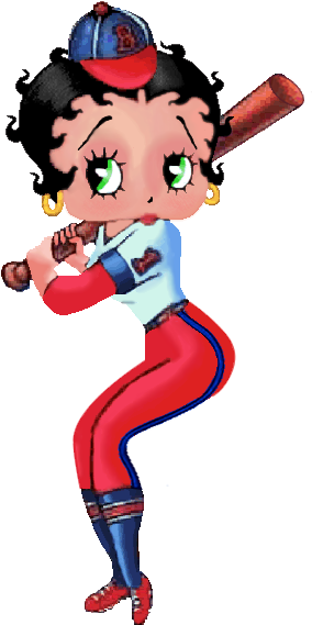 Baseball Home Team Photo - Betty Boop Baseball (331x610)