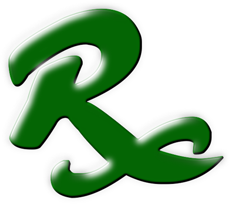 Rx Symbol Black Bold Plain Clipart Image - Pharmacy Symbol Rx (512x512)