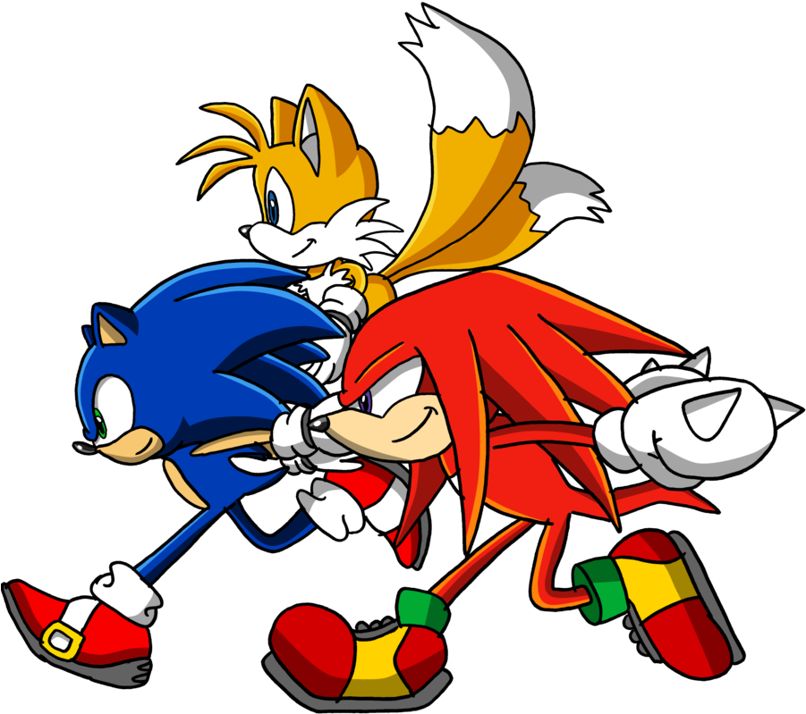 Team Sonic By Tails19950 - Tails19950 Sonic (900x806)