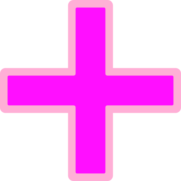 Plus Sign Clip Art At Clker - Gene Therapy (600x600)