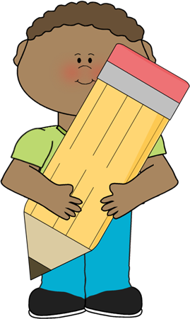 Kindergarten Pencil Clipart - Writing Clipart My Cute Graphics (269x450)