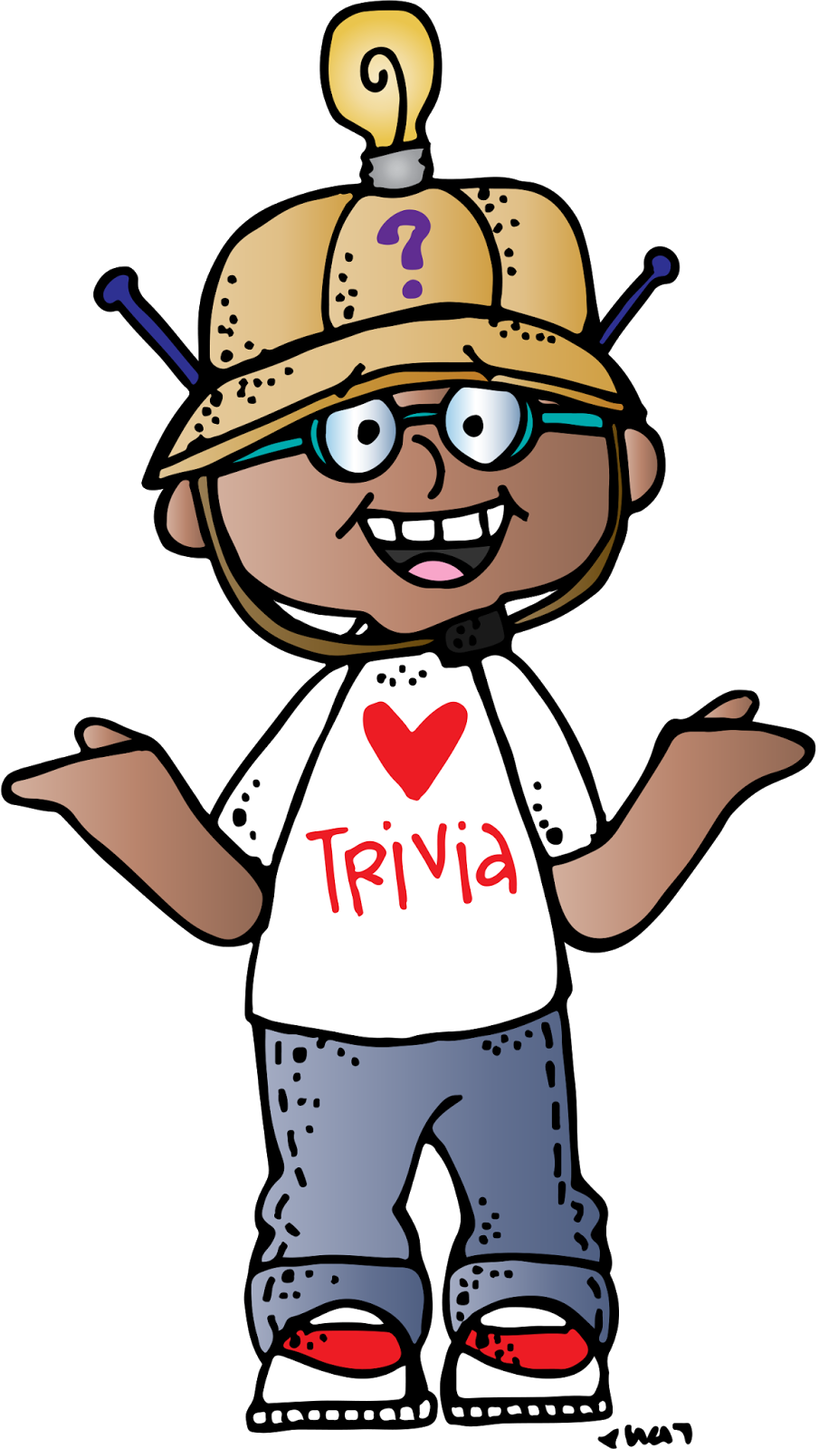 Hippies Clipart Kindergarten Kid - Melonheadz Trivia (905x1600)