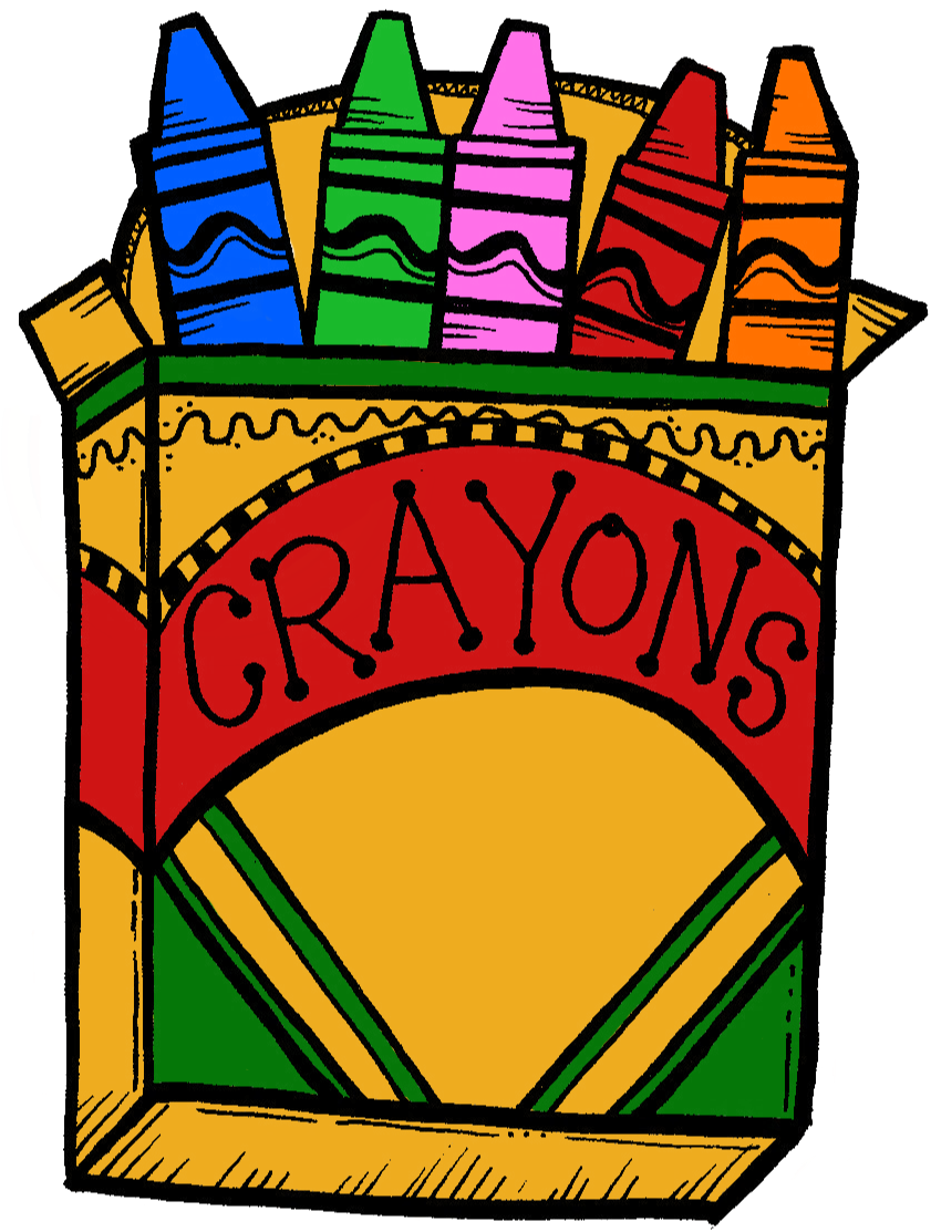 Unique Second Grade Clip Art Medium Size - Crayola Crayon Clip Art (862x1172)