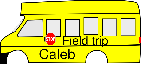 Field Trip Clip Art - School Bus Clip Art (600x274)
