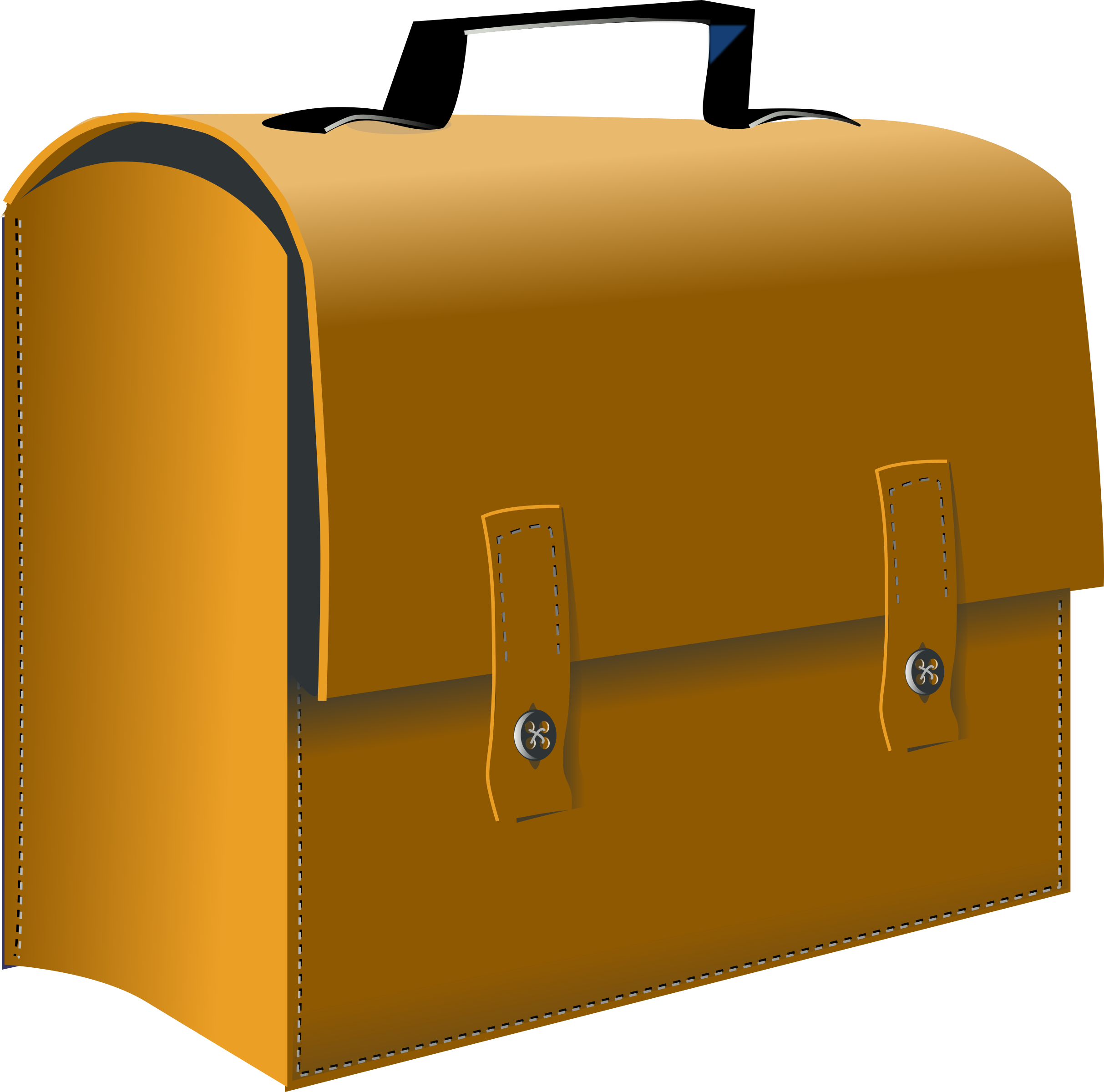 Suitcase Clipart Animated - Business Bag Clip Art (2426x2400)