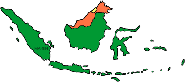 Indonesia Map - Indonesia Maps Vector Png (648x344)