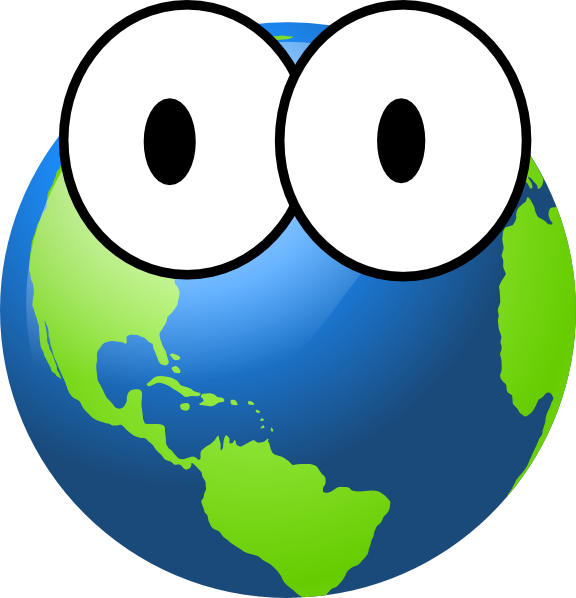 Cartoon Globe - Clipart Library - Earth Clip Art (576x598)