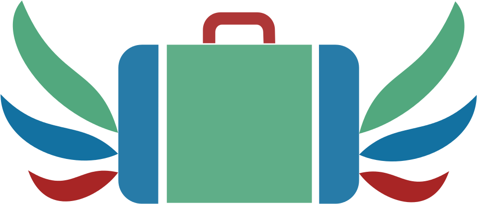 Suitcase Icon Blue Green Red Dynamic V17m - Suitcase (1024x512)