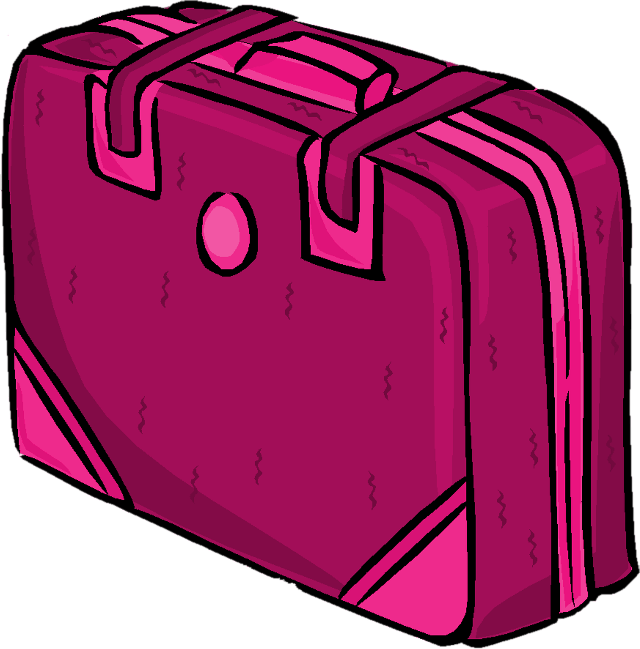 Suitcase Clipart Pink Suitcase - Mala De Viagem Rosa Png (1261x1280)