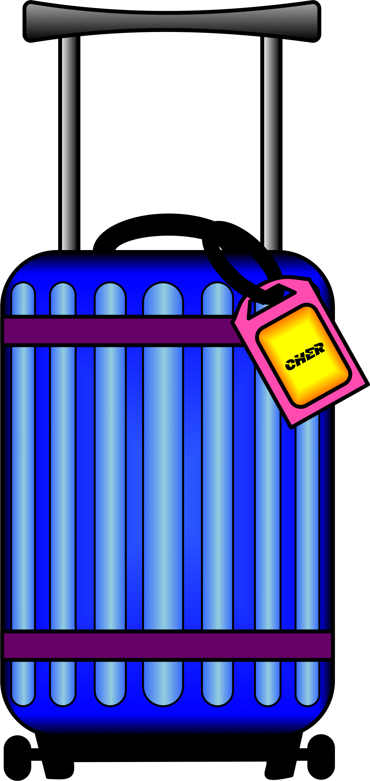 Ilustrações 2 - Travel Bag Clip Art (1193x2514)