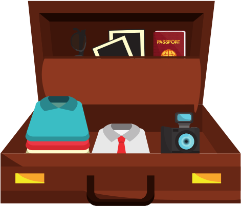 Brown Suitcase Travel Tourism Icon - Bag (550x550)