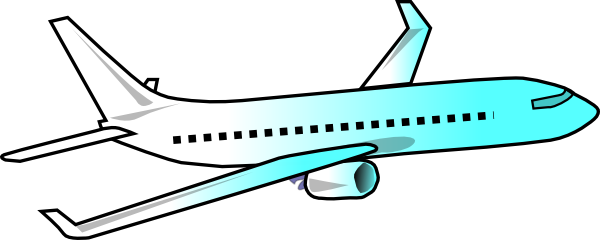 Airplane-hi - Airplane Clipart (600x240)