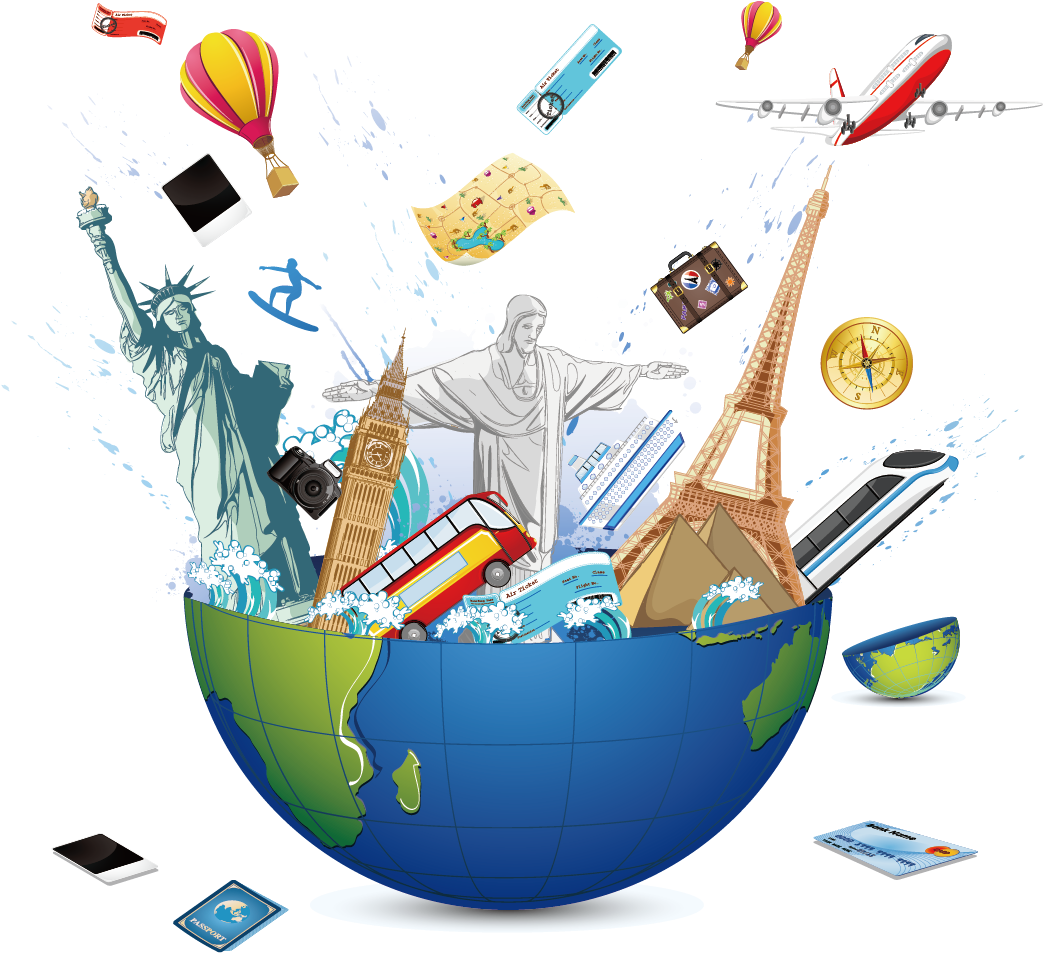 Travel Euclidean Vector Royalty-free Clip Art - Mundo Do Turismo Png (1181x1181)