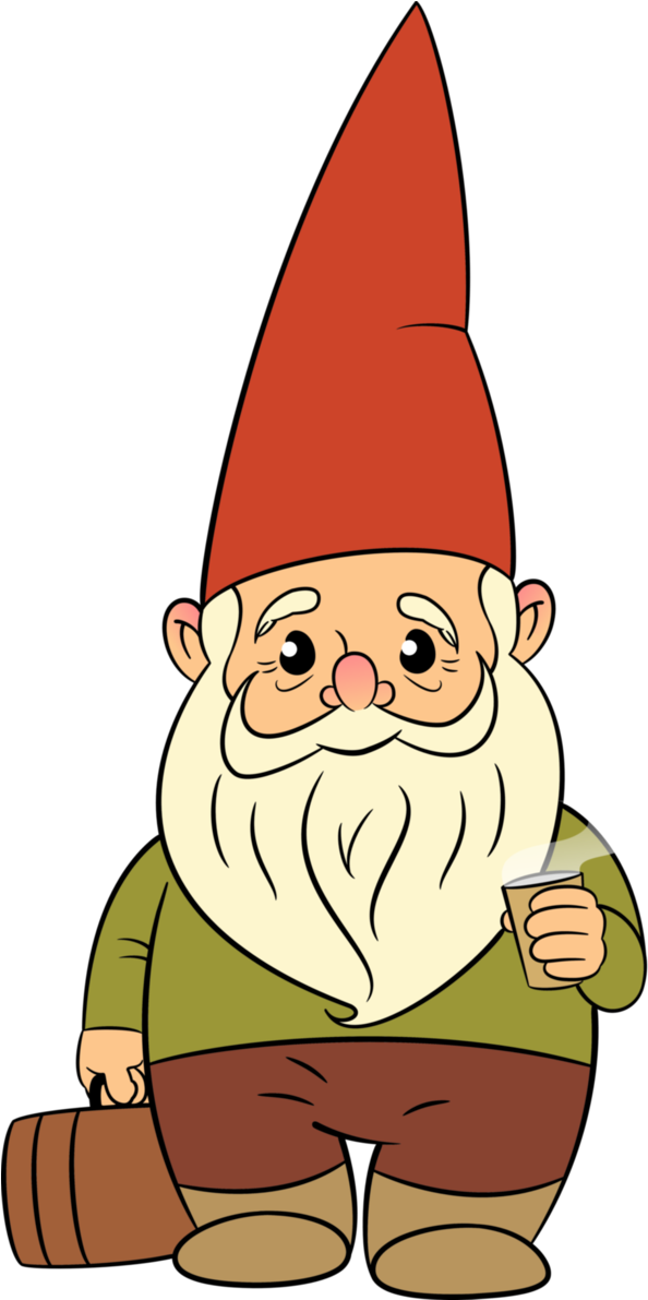 The Traveling Gnome From Amelie Poulain By Lohranrocha - Gnomo Amelie Png (671x1190)
