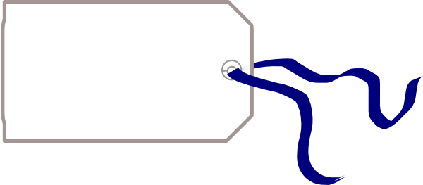 Luggage Tag Clip Art At Clker - Baggage (600x263)