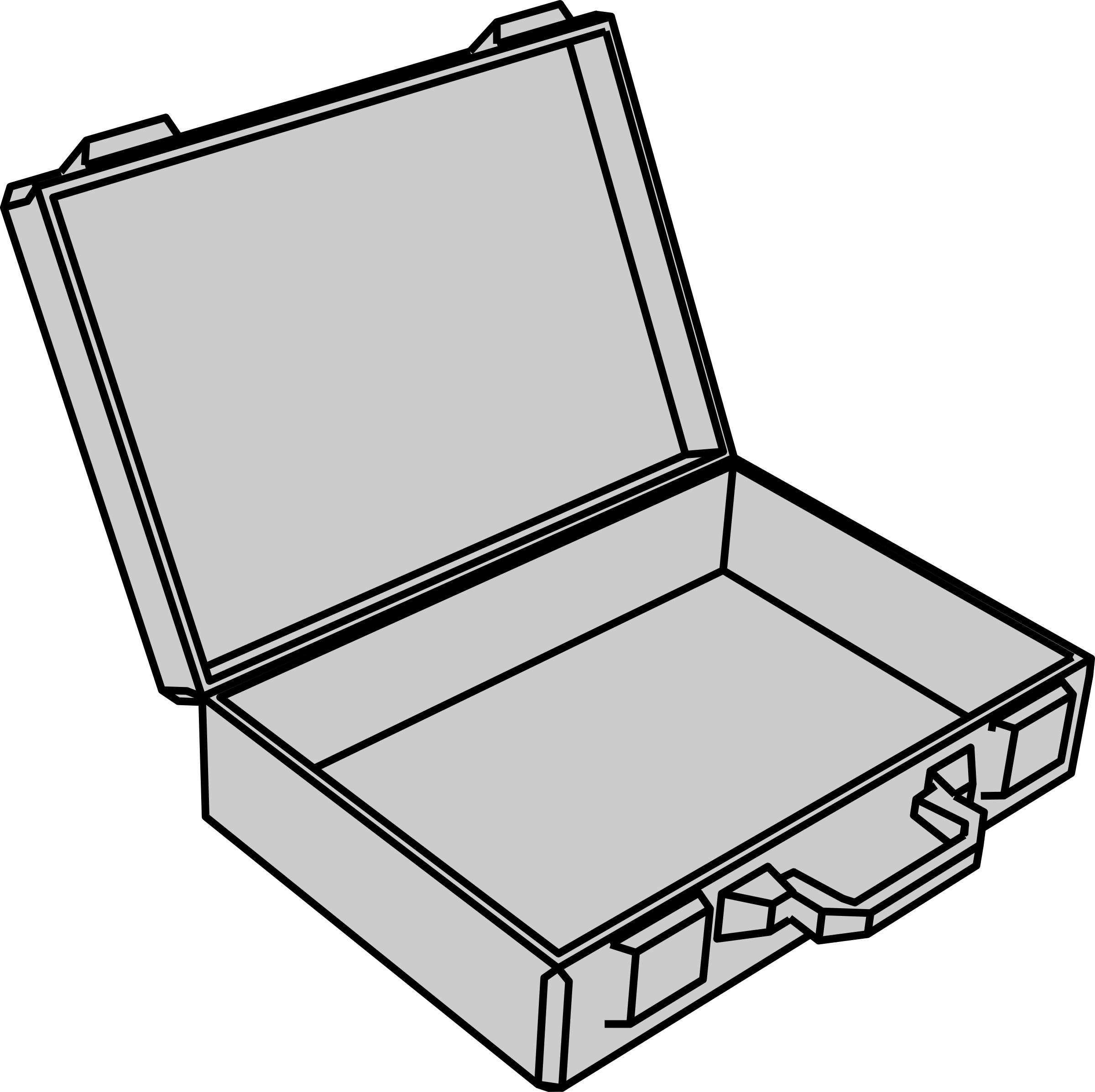 Big Image - Empty Suit Case (2400x2394)