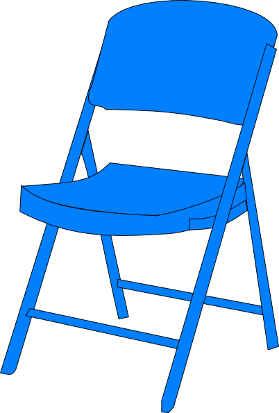 Chair Clip Art - Folding Chair Clipart (865x1280)