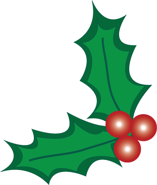 Holly And Berries Clip Art (728x843)