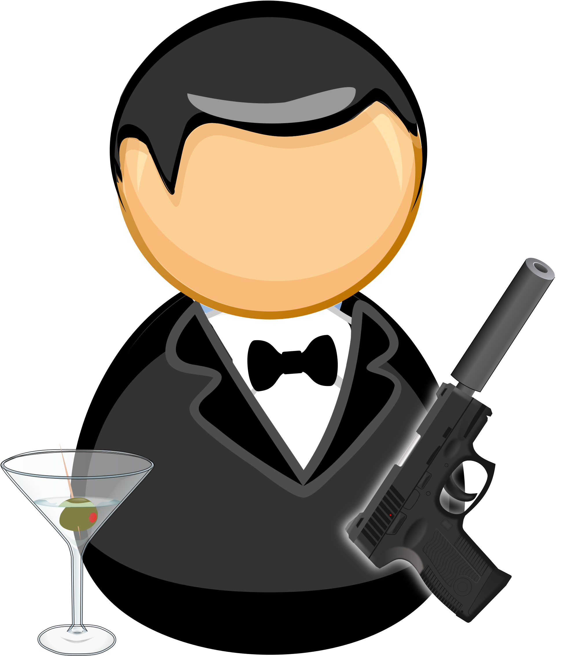 Agent - Secret Agent Clip Art (2144x2400)