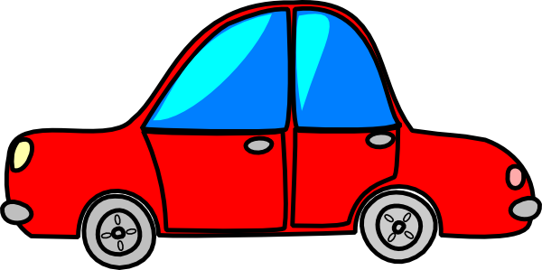 Car Red Cartoon Transport Clip Art At Clker - Non Living Things Clipart (600x299)