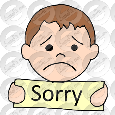 Sorry Picture - Sorry Clipart (380x380)