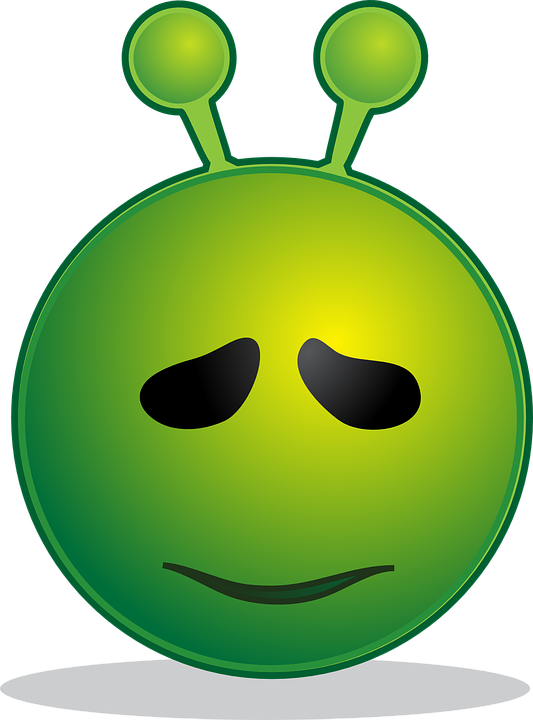Free Vector Smiley Green Alien Sorry Clip Art - Sorry For Wasting Your Time (948x1280)